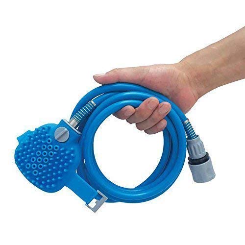 Soft Silicone Pet Shower Sprayer Brush Cleaning Supplies 3 in 1 Puppy Dog