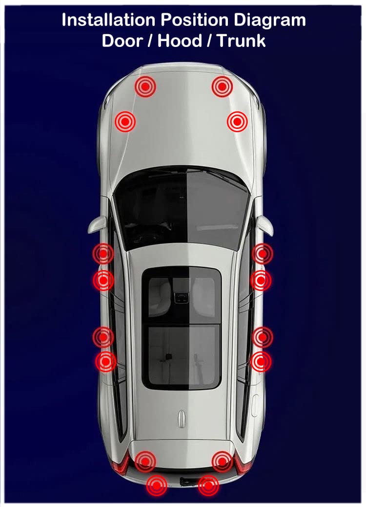 Trendeasy  Car Door Shock Absorber Car Door Protector SET OF 10 PCS