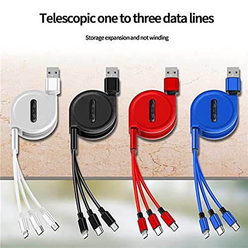 Trendeasy™️ Cable, 3 in 1 Cable for iPhone Micro USB Type C Mobile Phone