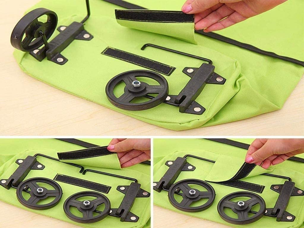 Foldable Shopping Trolley Bag on Wheels
