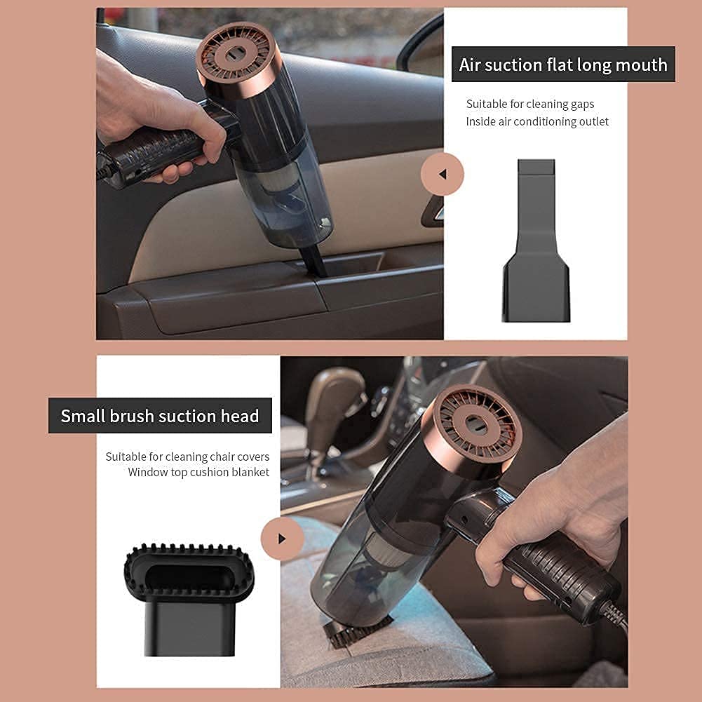 Trendeasy ™️  Portable and High Power Plastic 12V Car Vacuum Cleaner